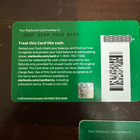 Washington State Starbucks Gift Cards New Whale Seattle - Picture 4 of 4